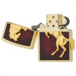 Photo3: Zippo Winning Whinny Deep Red Horse Metal Gold Plating Gold Tank Japan Limited Oil Lighter (3)