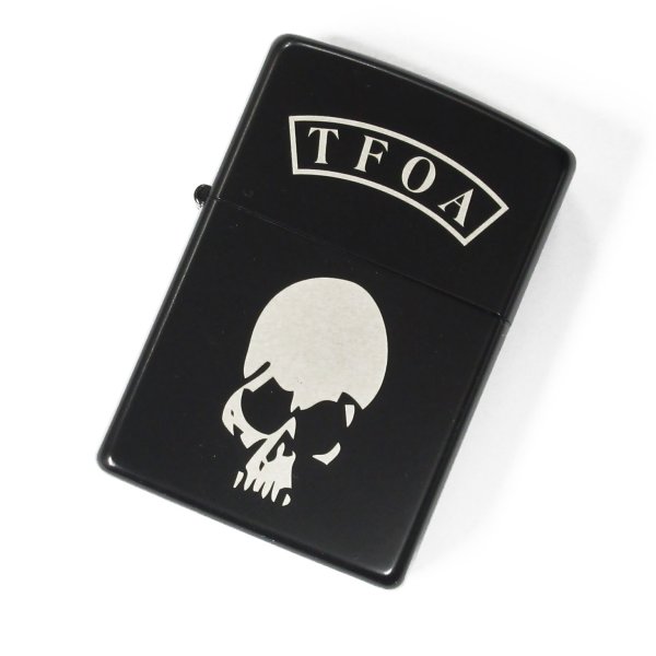 Photo1: Zippo 武装戦線 TFOA 6th Skull Matte Black Japanese Manga Anime Japan Limited Oil Lighter (1)