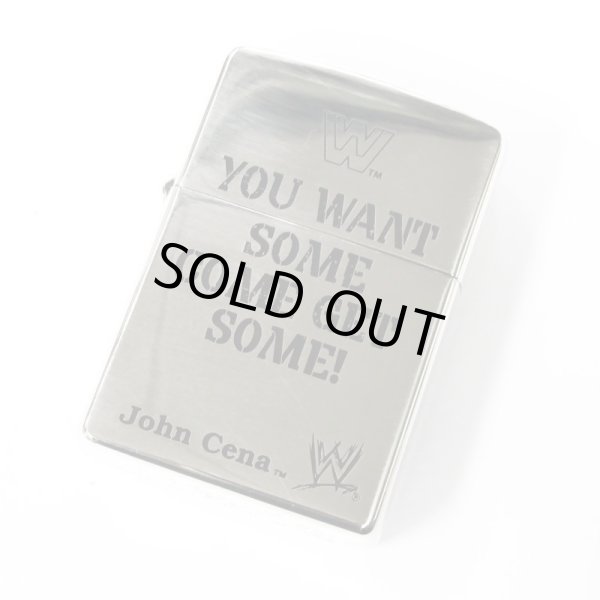 Photo1: WWE Superstars Original Zippo John Cena Etching Japan Limited Oil Lighter (1)