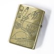 Photo2: Zippo Laid-Back Camp Yurucamp Rin Shima Japanese Anime Both Sides Etching Brass Japan Limited Oil Lighter (2)