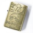 Photo1: Zippo Laid-Back Camp Yurucamp Rin Shima Japanese Anime Both Sides Etching Brass Japan Limited Oil Lighter (1)