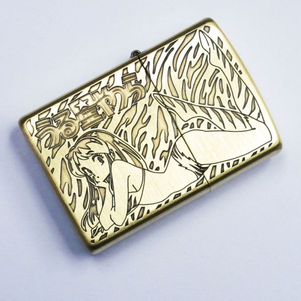 Photo1: Zippo Urusei Yatsura Lum Japanese Anime Manga Oxidized Brass Japan Limited Oil Lighter (1)