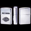 Photo1: Zippo Sterling Silver Harley Davidson Japan Limited Bar Shield Emblem Motorcycle Oil Lighter (1)