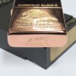 Photo4: Vintage Zippo American Eagle Etching Italic Bottom Pink Gold 1989 Japan Limited Oil Lighter (4)