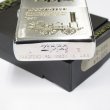 Photo4: Outlet Vintage Zippo Locomotive Etching Silver Gold 1993 Japan Limited Oil Lighter (4)