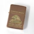 Photo1: Vintage Zippo American Eagle Etching Italic Bottom Pink Gold 1989 Japan Limited Oil Lighter (1)