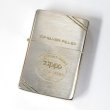 Photo1: Outlet Vintage Zippo Flat Top Logo Etching Silver Gold 1990 Japan Limited Oil Lighter (1)