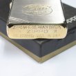 Photo4: Outlet Vintage Zippo Flat Top Logo Etching Silver Gold 1990 Japan Limited Oil Lighter (4)