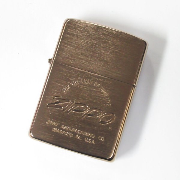 Photo1: Vintage Zippo Logo Italic Bottom Etching 1989 Japan Limited Oil Lighter (1)