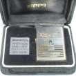 Photo5: Vintage Zippo 60th Anniversary Logo Italic Bottom Silver Gold 1991 Japan Limited Oil Lighter 0521/1000 (5)