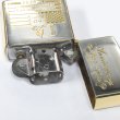 Photo3: Vintage Zippo 60th Anniversary Logo Italic Bottom Silver Gold 1991 Japan Limited Oil Lighter 0521/1000 (3)