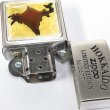 Photo3: Outlet Vintage Zippo Hokkaido Epoxy Resin Coating Etching Silver 1999 Japan Limited Oil Lighter (3)