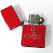 Photo5: Used Zippo Vivienne Westwood Enamel Red ORB Metal Japan Limited Oil Lighter (5)