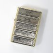 Photo1: Vintage Zippo Bottom Code Metal Brass Silver 1997 Japan Limited Oil Lighter (1)