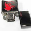 Photo3: Vintage Zippo Evangelion Eva Nerv Black Titanium Red 2-sides Etching Japan Limited Oil Lighter (3)