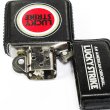 Photo3: Vintage Zippo Lucky Strike Black Leather Roll Japan Limited Oil Lighter (3)