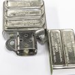 Photo3: Vintage Zippo Bottom Code Both Sides Metal Nickel 2000 Japan Limited Oil Lighter (3)