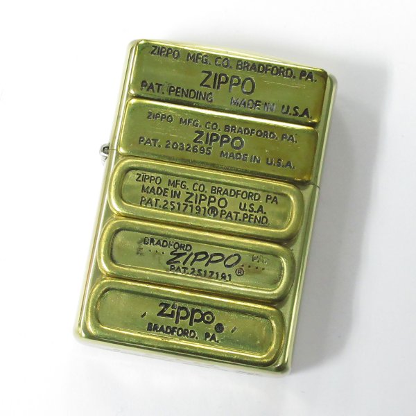 Photo1: Vintage Zippo Bottom Code Metal Brass 1997 Japan Limited Oil Lighter (1)