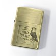 Photo1: Vintage Zippo Wild Turkey Aged 8 years Bourbon Whiskey Etching Brass 2000 Japan Limited Oil Lighter (1)