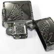 Photo4: Vintage Zippo Butterfly 3-sides Metal Black Nickel Plating 2008 Japan Limited Oil Lighter (4)