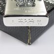 Photo4: Vintage Zippo Skull Dog Metal Silver Etching 2002 Japan Limited Oil Lighter (4)