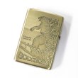 Photo2: Zippo Rodan Godzilla 65th Anniversary 51/65 Antique Brass Plating Both Sides Etching Japan Limited Oil Lighter (2)