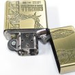 Photo3: Zippo Mothra Godzilla 65th Anniversary 04/65 Antique Brass Plating Both Sides Etching Japan Limited Oil Lighter (3)