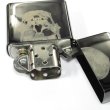 Photo3: Vintage Zippo Skull Black Titanium Coating Laser Marking Japan Limited Oil Lighter (3)