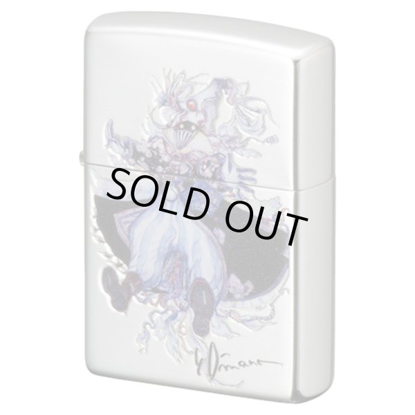 Photo1: Final Fantasy Zippo Mage Madoshi Amano Yoshitaka Both Sides Etching Japan Limited Oil Lighter (1)