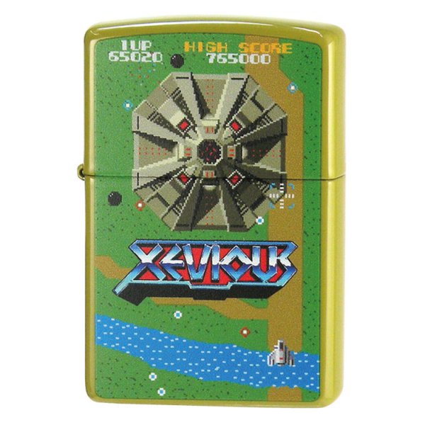 Photo1: Zippo Zevious Nintendo Entertainment System NES Japanese Game Soft Japan Limited Oil Lighter (1)