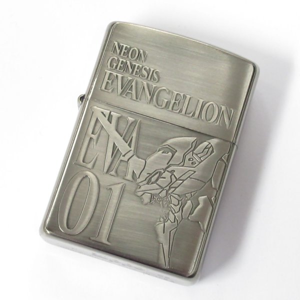 Photo1: Outlet Zippo Evangelion Test Type Eva 01 Antique Feeling Etching Japan Limited Oil Lighter (1)