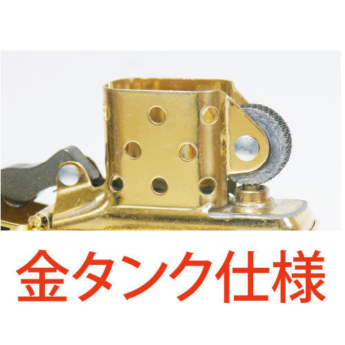 Zippo Armor Case Side Logo 23K Gold 1μ Plating Japan Limited Oil Lighter