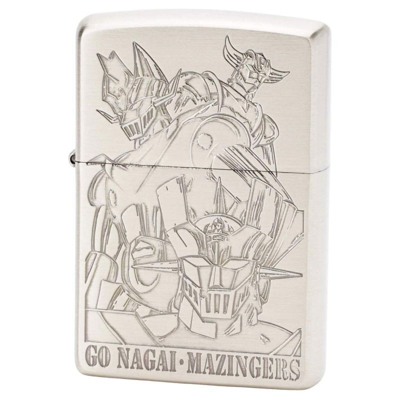 Zippo Great Mazinger Z UFO Robot Grendizer Go Nagai Nickel Etching Japan  Limited Oil Lighter