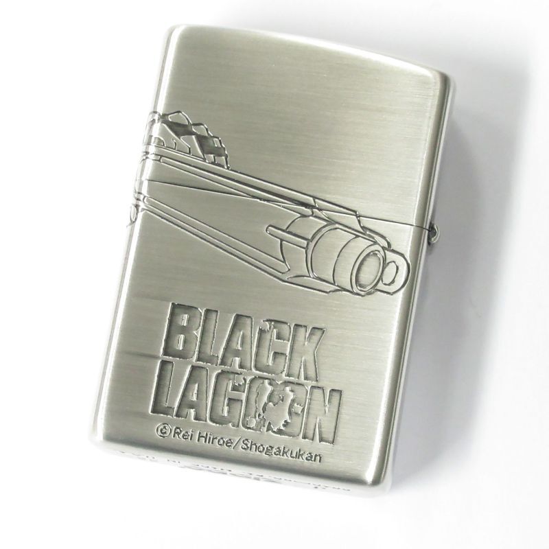 Zippo BLACK LAGOON REVY 3-sides Etching Oxidized Silver Plating Japanese  Anime Japan Limited Oil Lighter