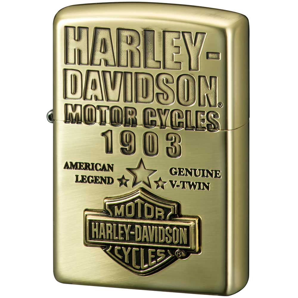 Zippo Harley Davidson Japan Limited Oxidized Brass Plating Bar