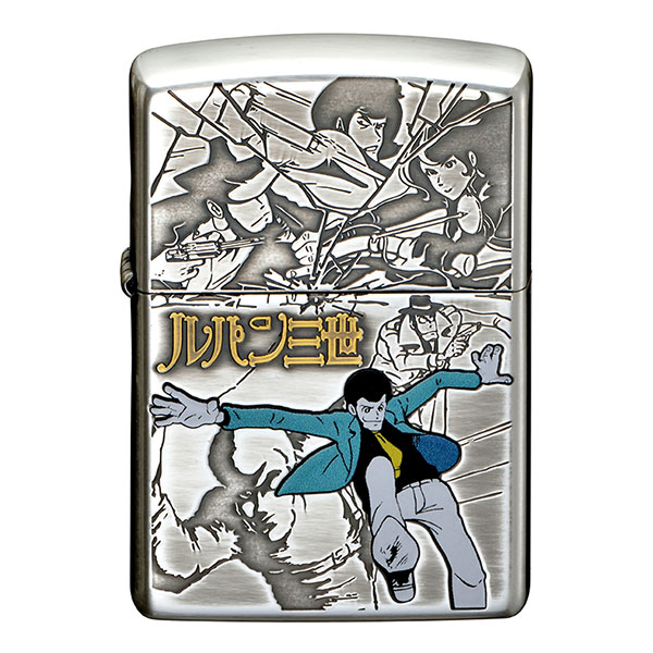 Zippo Lupin the Third Original Manga 50th Anniversary Model Part 1 Both Sides Etching Japan Limited Oil Lighter